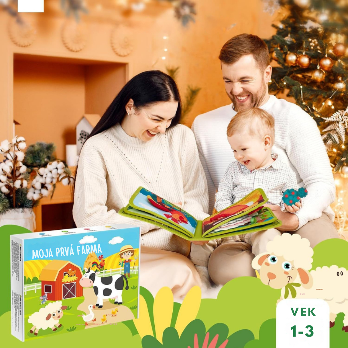 Montessori rozprávková kniha o farme