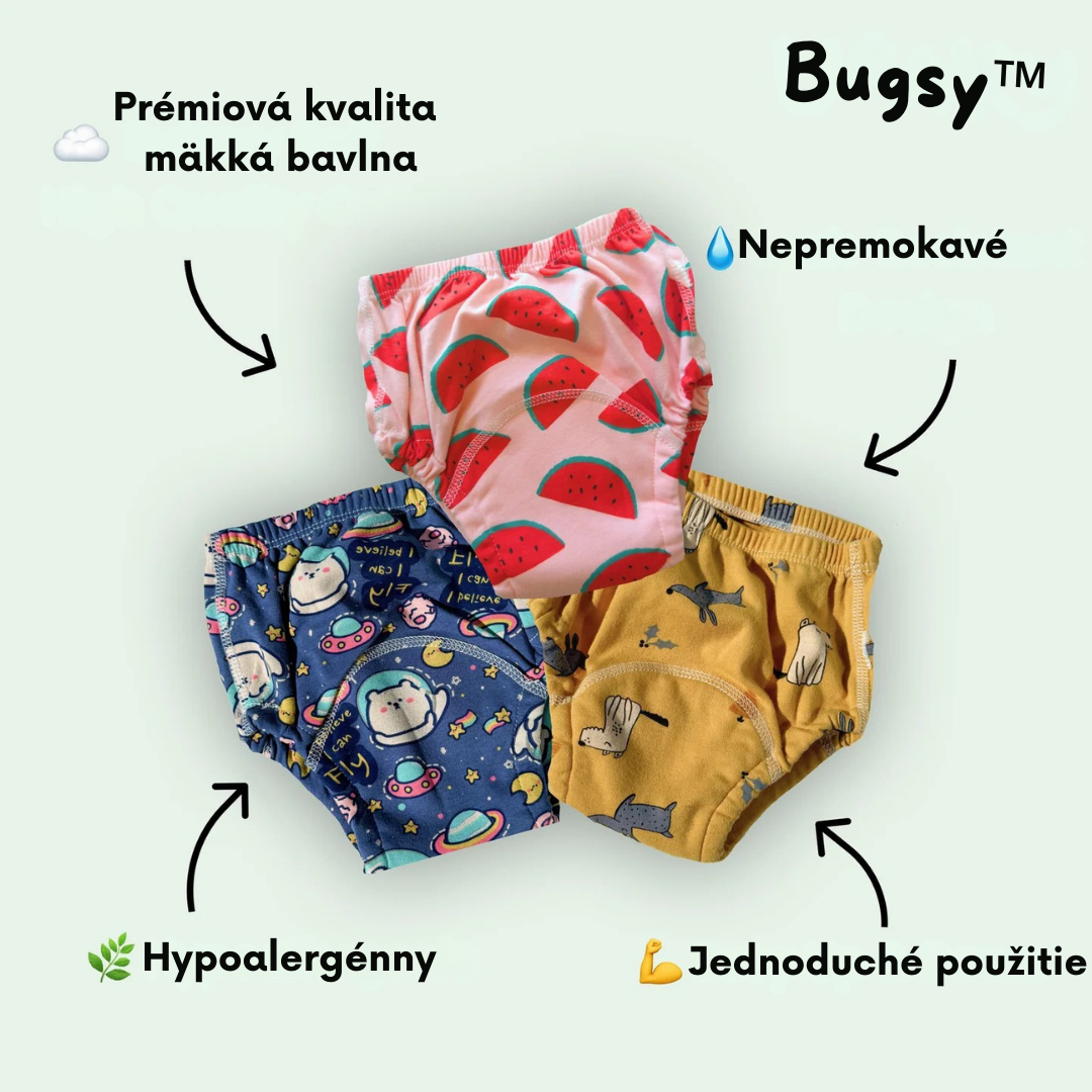 Bugsy™ - Nohavičky namiesto plienok