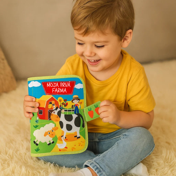 Montessori rozprávková kniha o farme