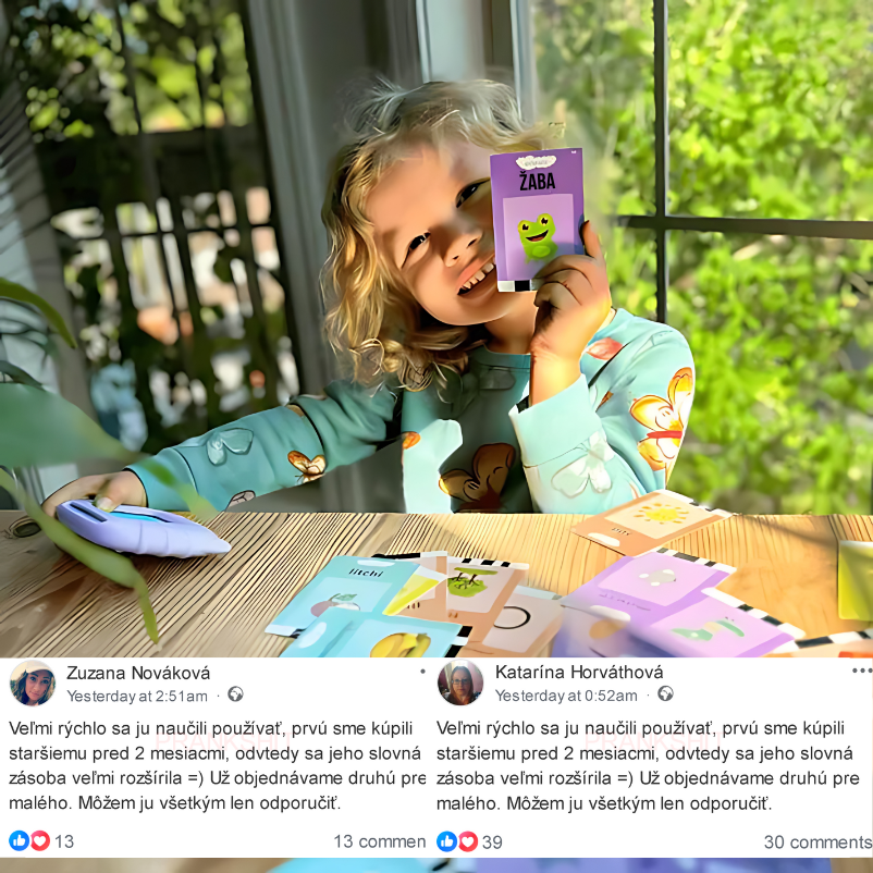 KinderSpeech™ – Karty so slovami na rozvoj reči