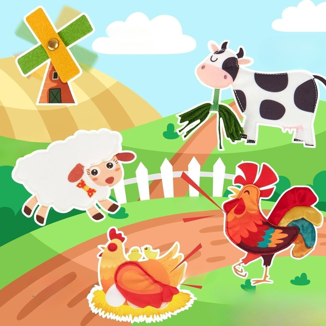 Montessori rozprávková kniha o farme