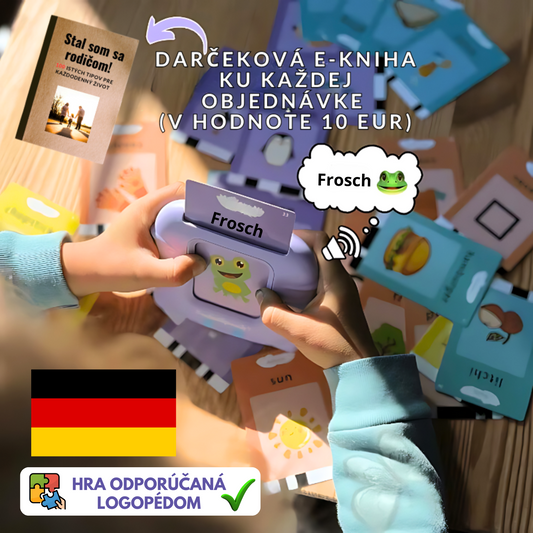 Anglicko-nemecké kartičky na rozvoj reči