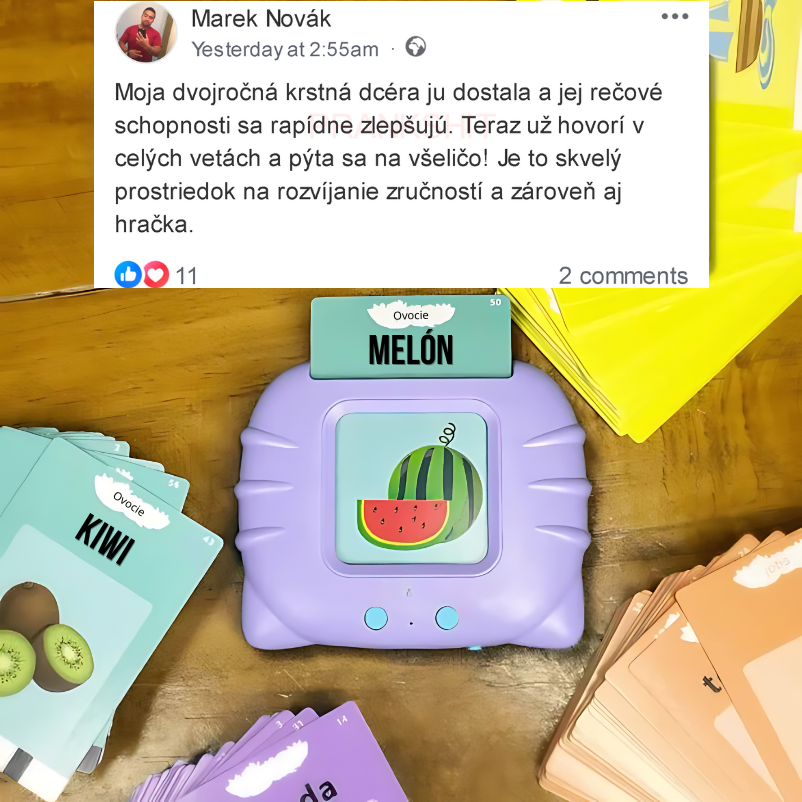 KinderSpeech™ – Karty so slovami na rozvoj reči